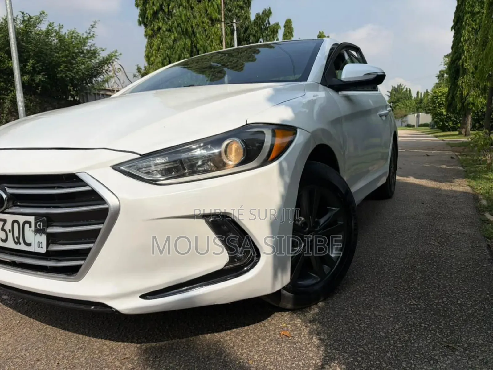 Hyundai Elantra Limited 2018 Blanc