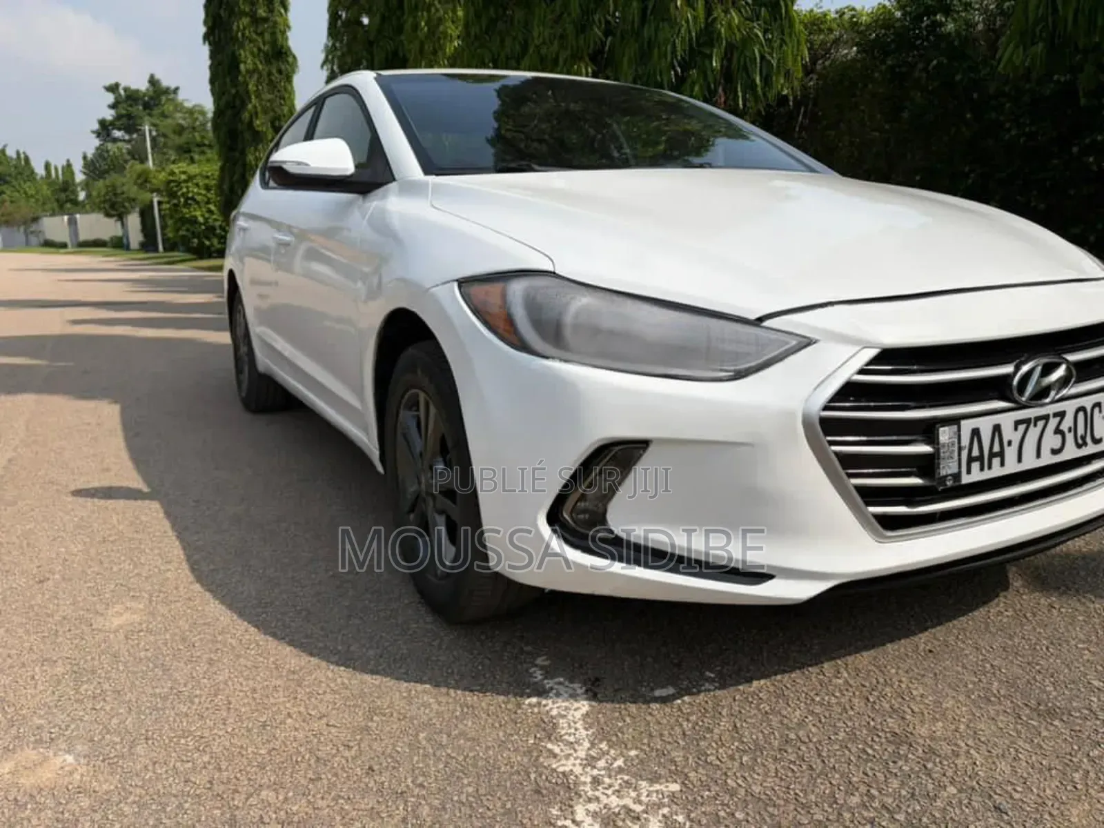 Hyundai Elantra Limited 2018 Blanc