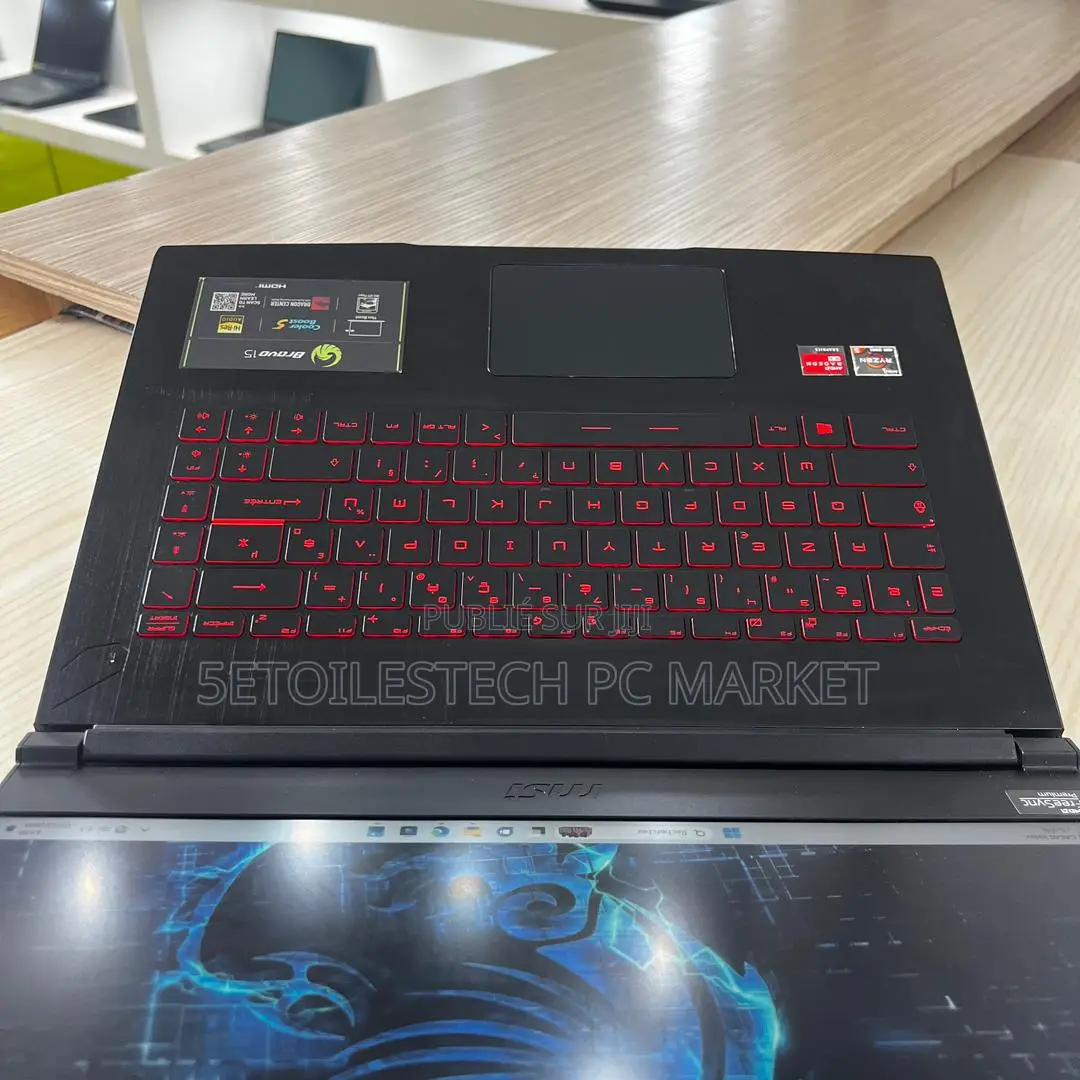 New Ordinateur Portable MSI Cyborg 15 16GB AMD Ryzen 5 SSD 512GB