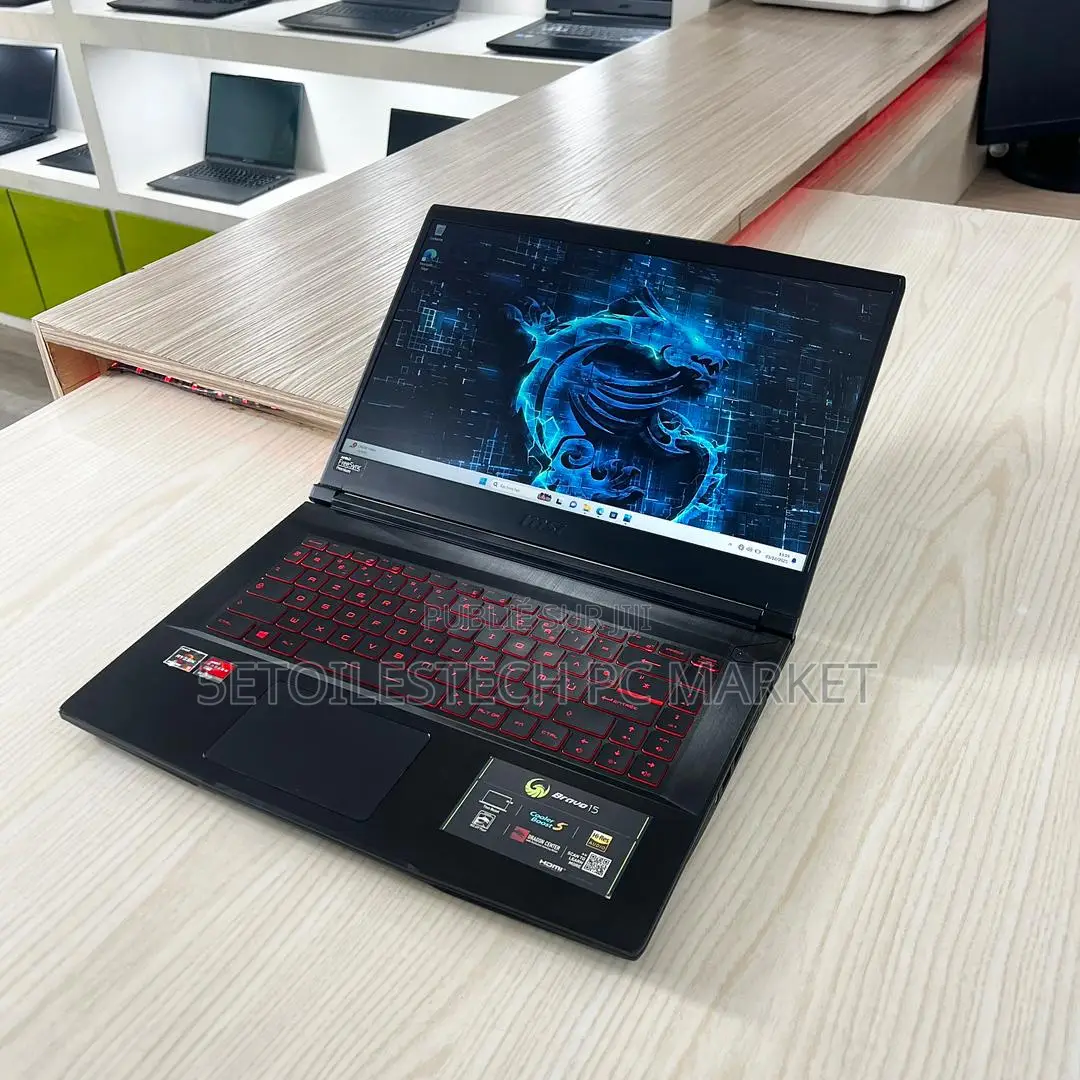 New Ordinateur Portable MSI Cyborg 15 16GB AMD Ryzen 5 SSD 512GB
