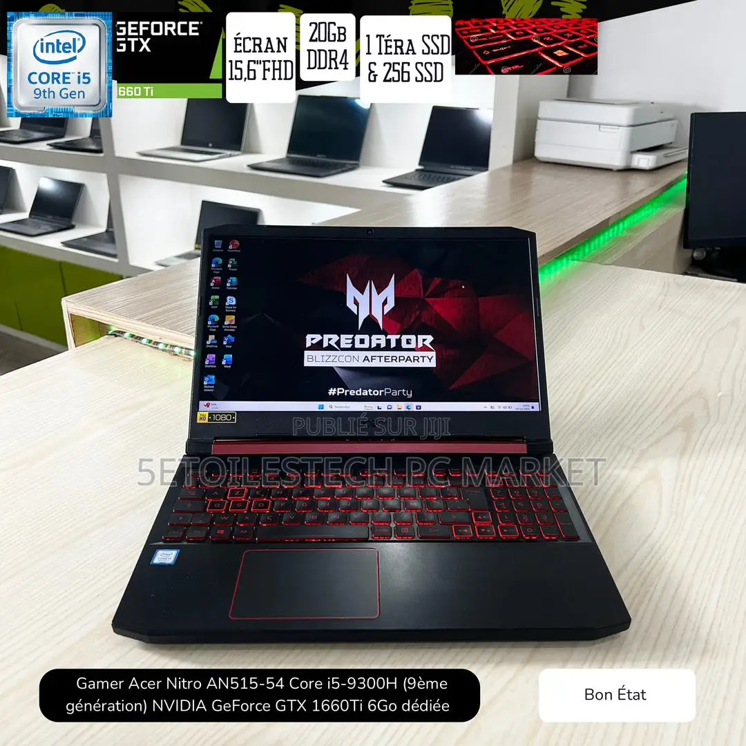 New Ordinateur Portable Acer Nitro 5 20GB Intel Core I5 SSD 1T