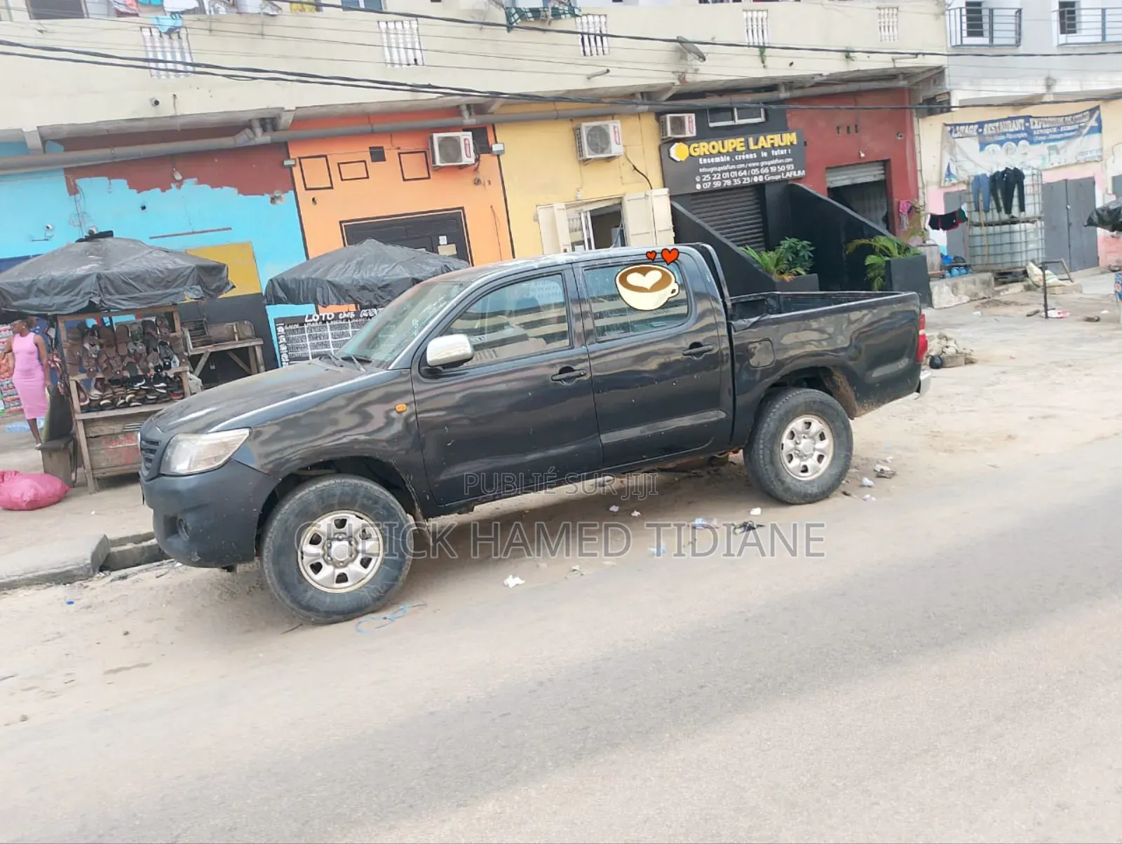 Toyota Hilux 2008 Noir Mat