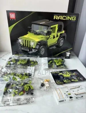 Blocs De Construction 3d, Jeep Verte, Course