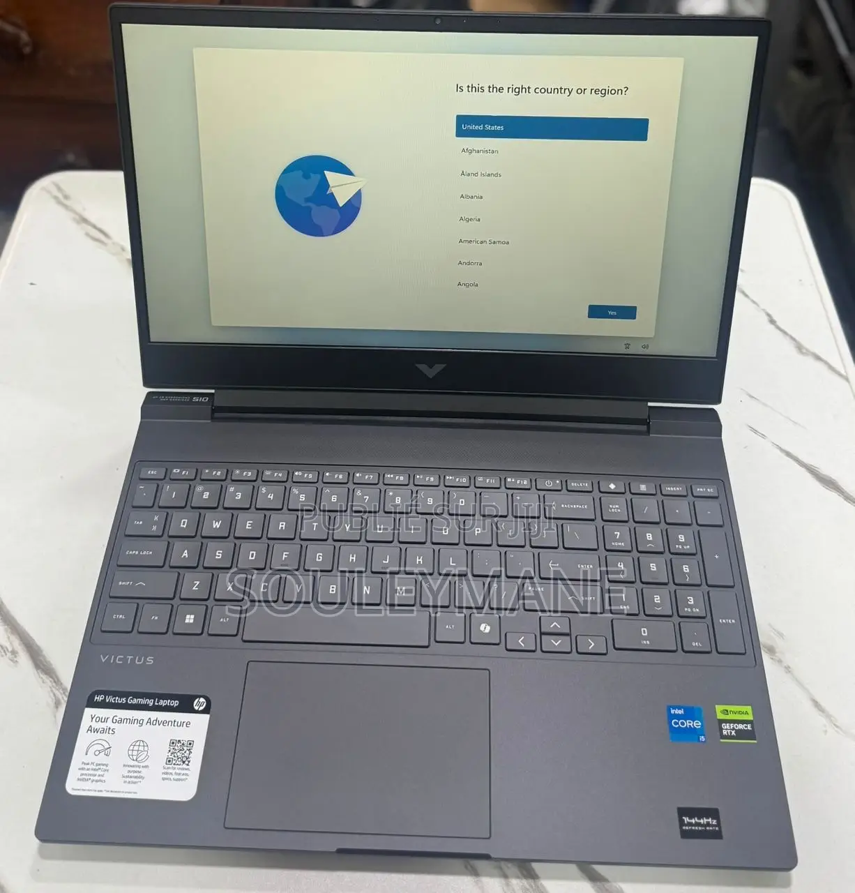 Ordinateur Portable HP Victus 15 16GB Intel Core I5 SSD 512GB