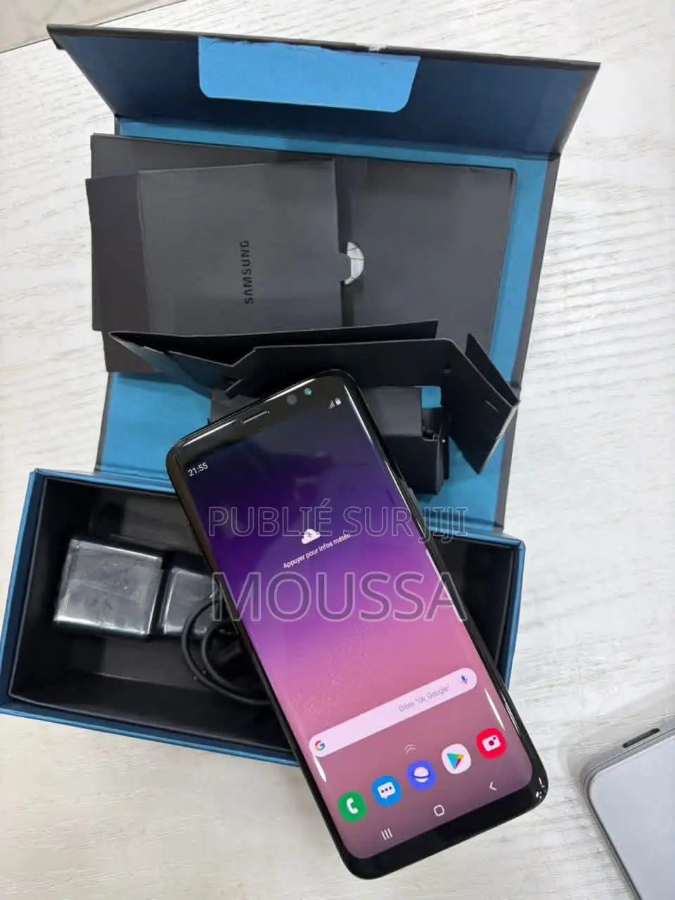Neuf Samsung Galaxy S8 Plus 128 GB Noir