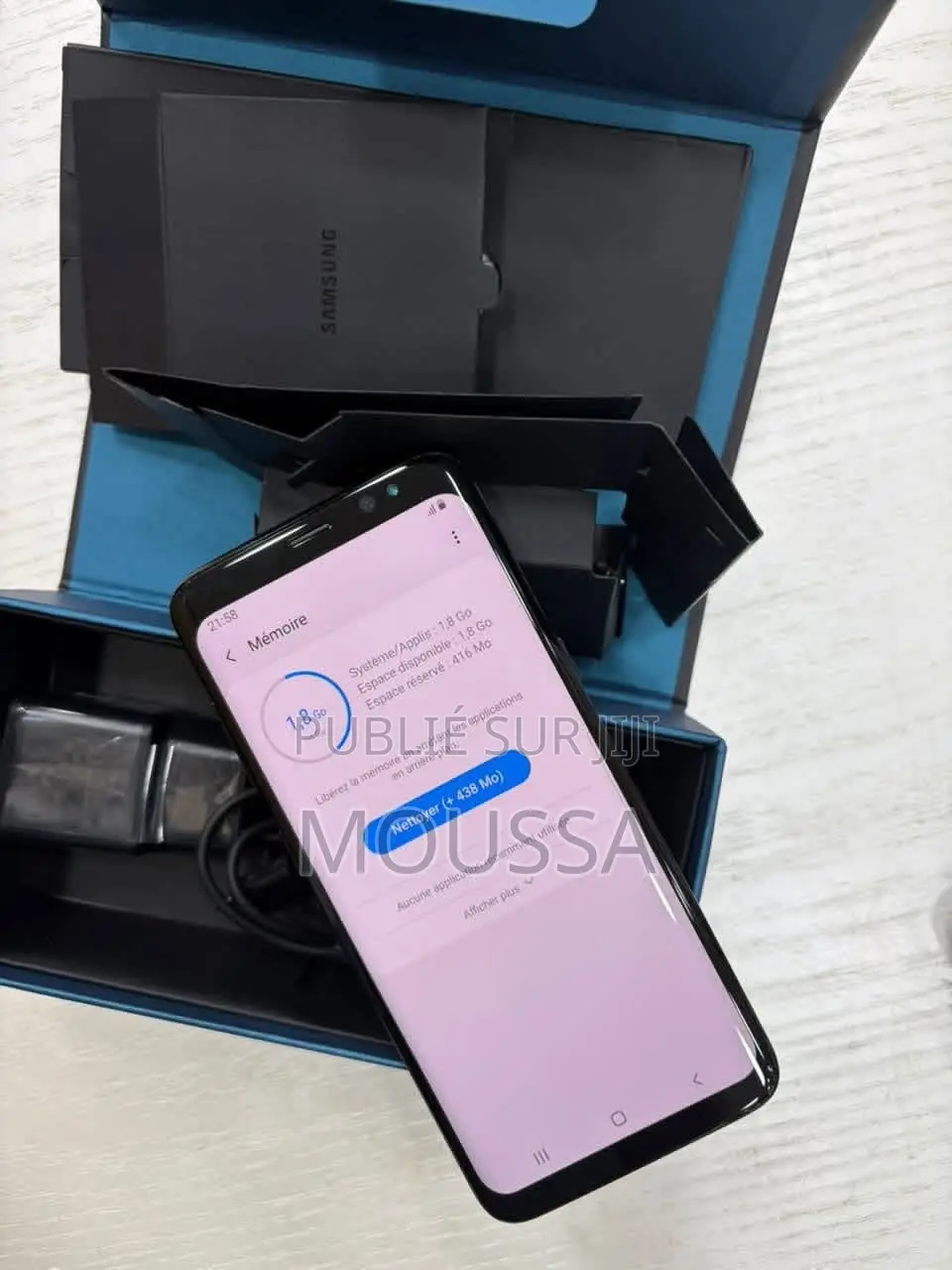 Neuf Samsung Galaxy S8 Plus 128 GB Noir