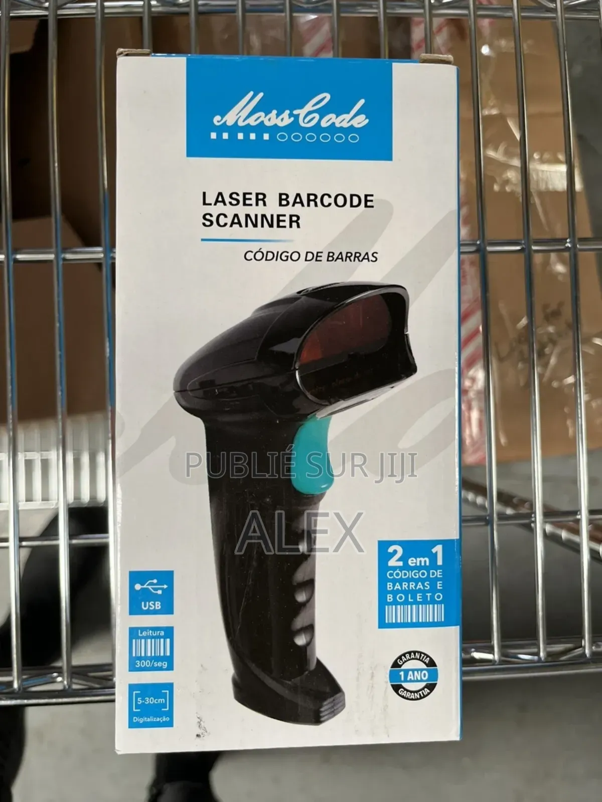 Scanner De Code-Barres Sans Fil 2-en-1 (2,4 GHZ Sans Fil Et Usb 2.0 )