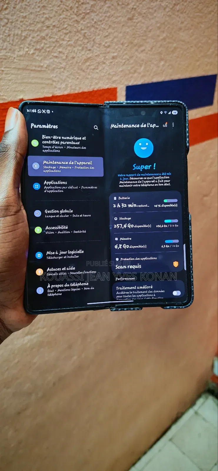 Samsung Galaxy Z Fold3 5G 512 GB Black