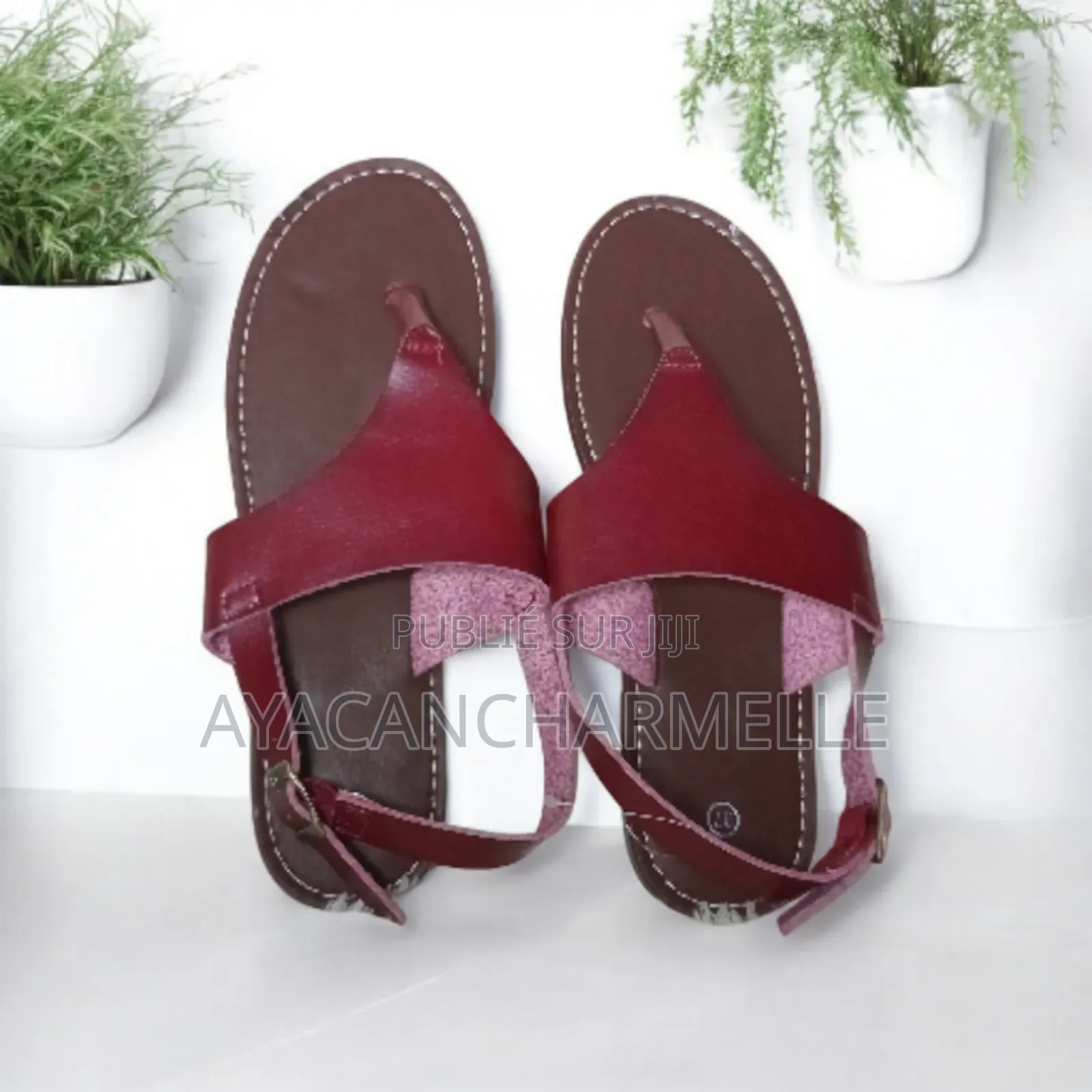 Sandale en Cuir Fermé