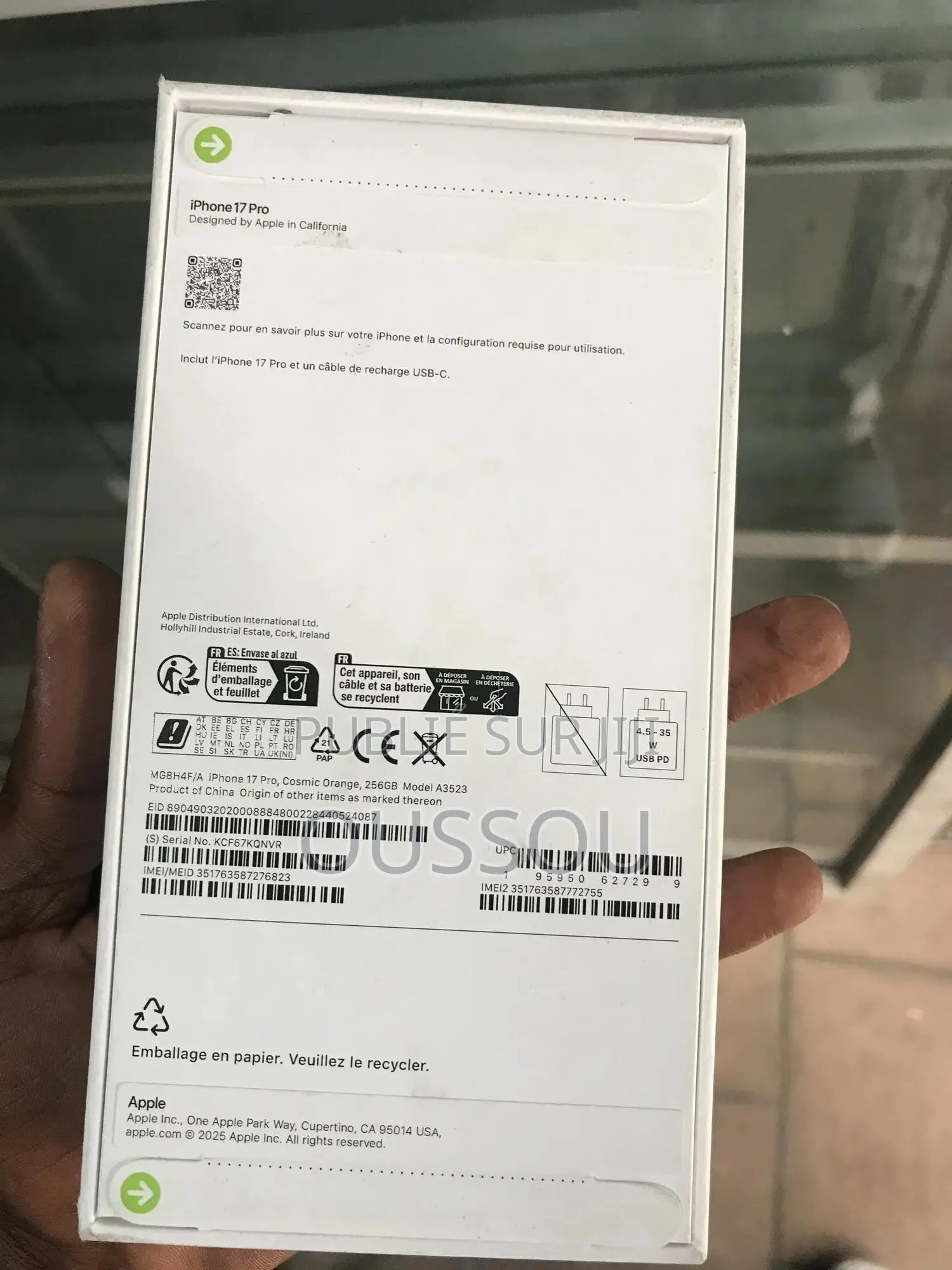 New Apple iPhone 17 Pro 256 GB Orange