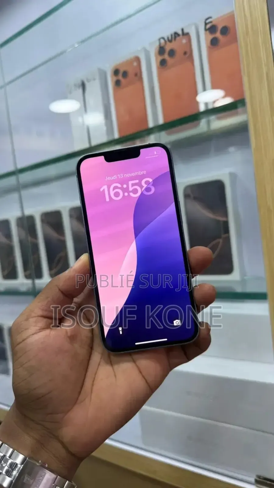 New Apple iPhone 14 128 GB Argenté