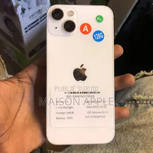 New Apple iPhone 13 256 GB Blanc