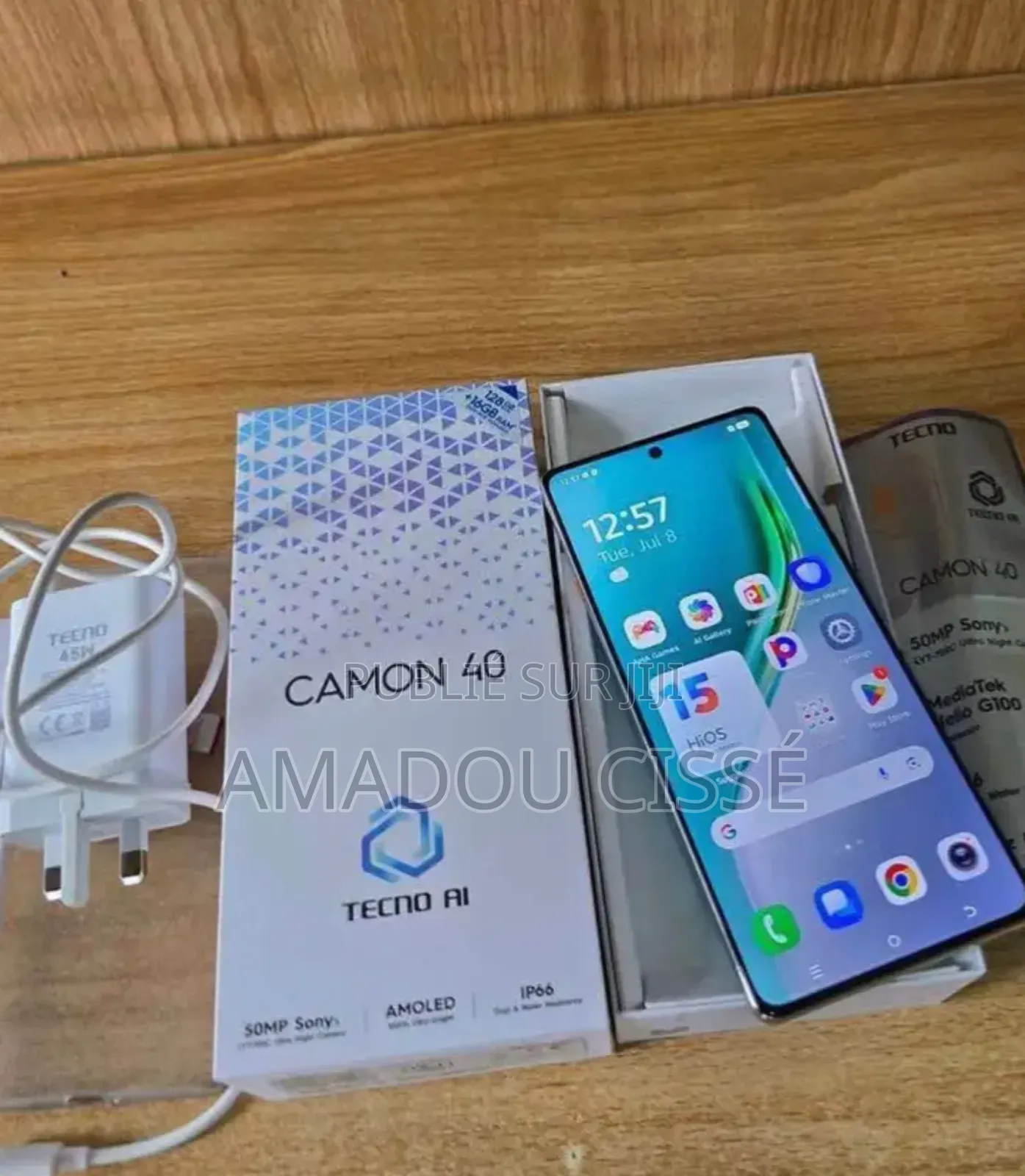 New Tecno Camon 40 Pro 256 GB Gris