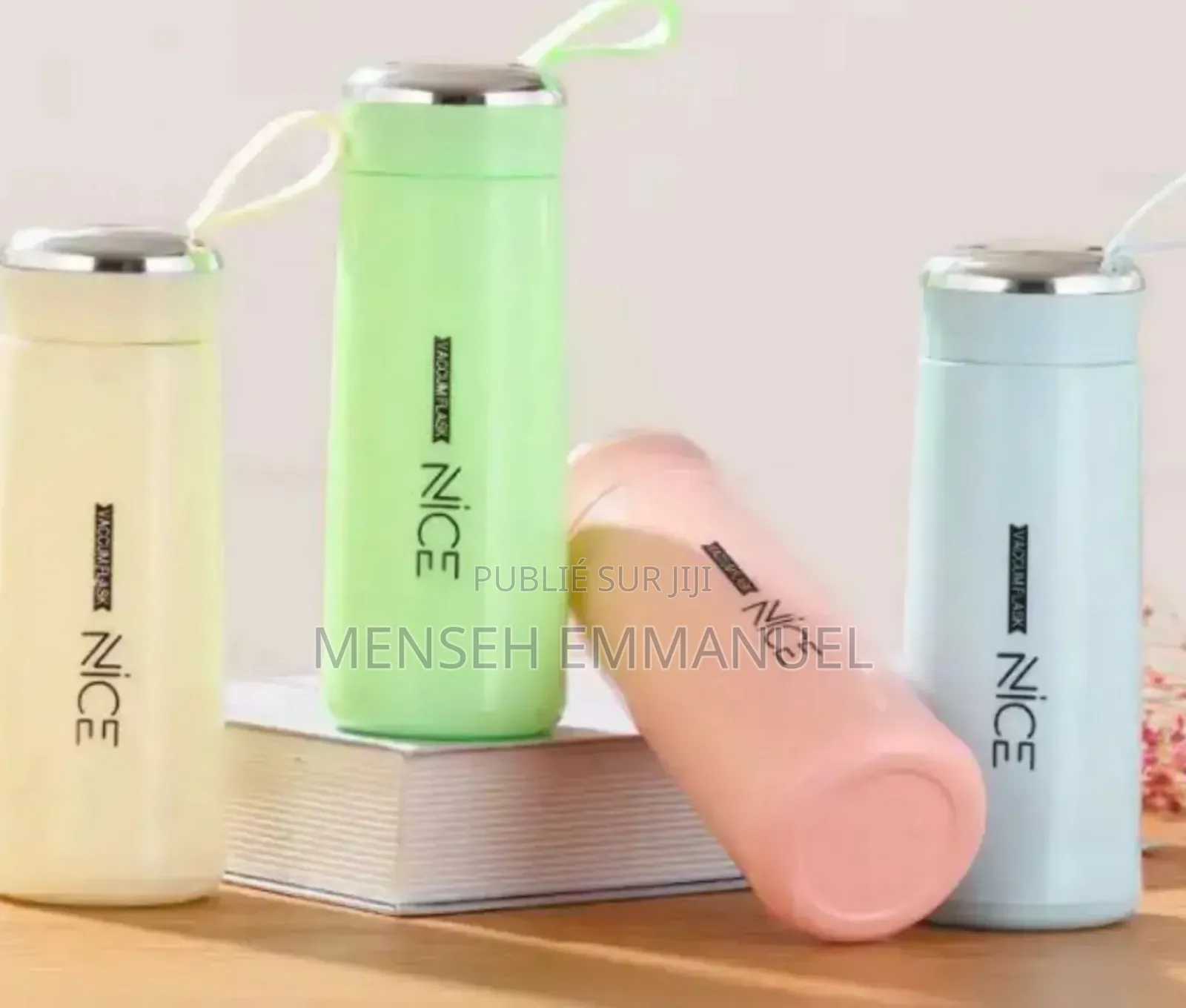 Portables Glass Water Bottle