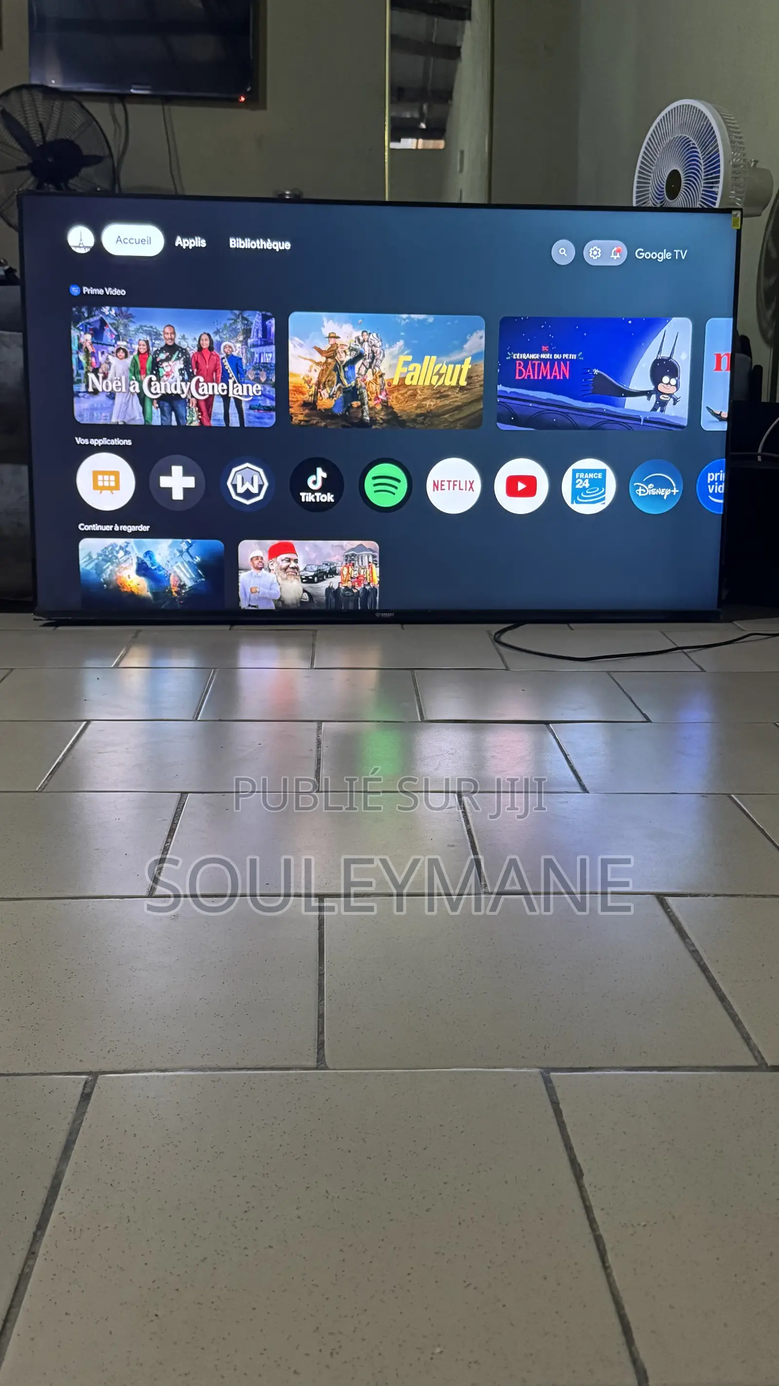 Tv 55" Qled - Smart Technology (Google Tv)