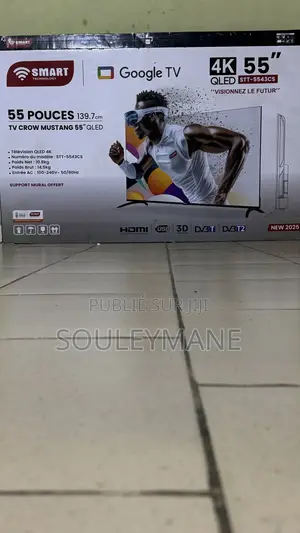 Tv 55" Qled - Smart Technology (Google Tv)