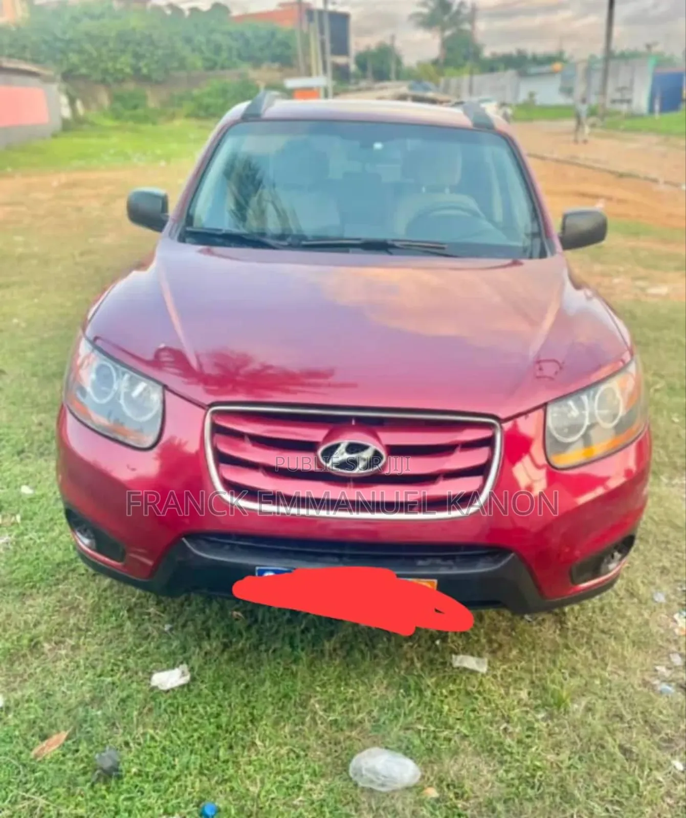 Hyundai Santa Fe SE 2010 Rouge