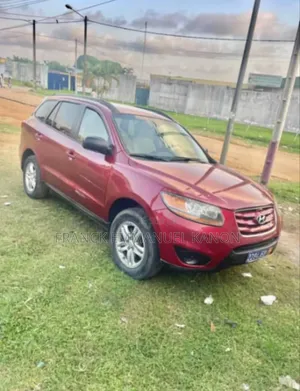 Hyundai Santa Fe SE 2010 Rouge
