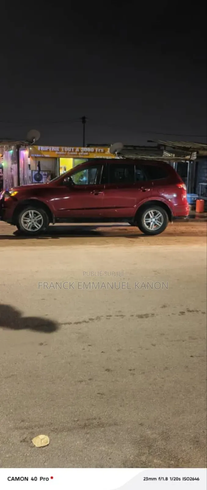 Hyundai Santa Fe SE 2010 Rouge