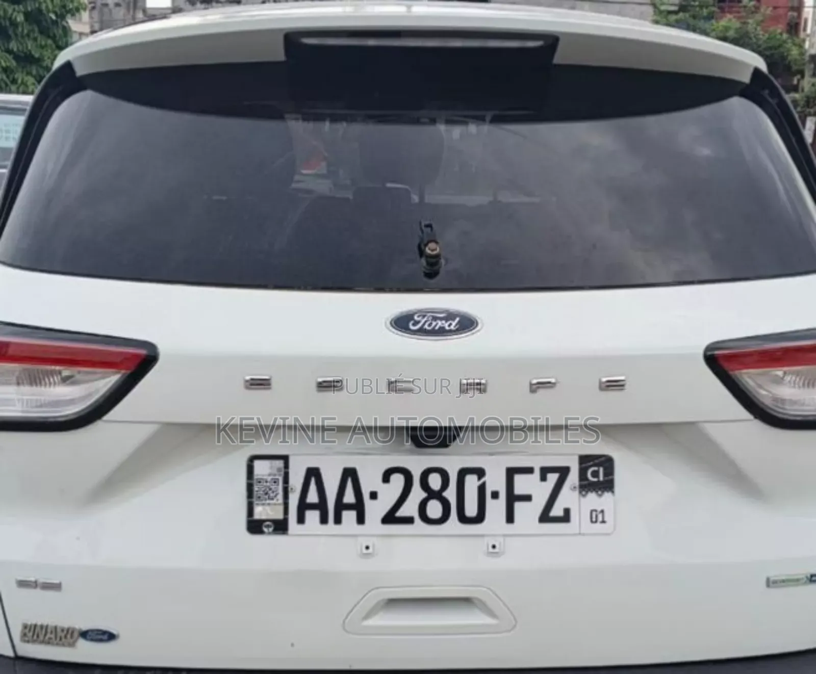 Ford Escape S AWD 2020 Blanc