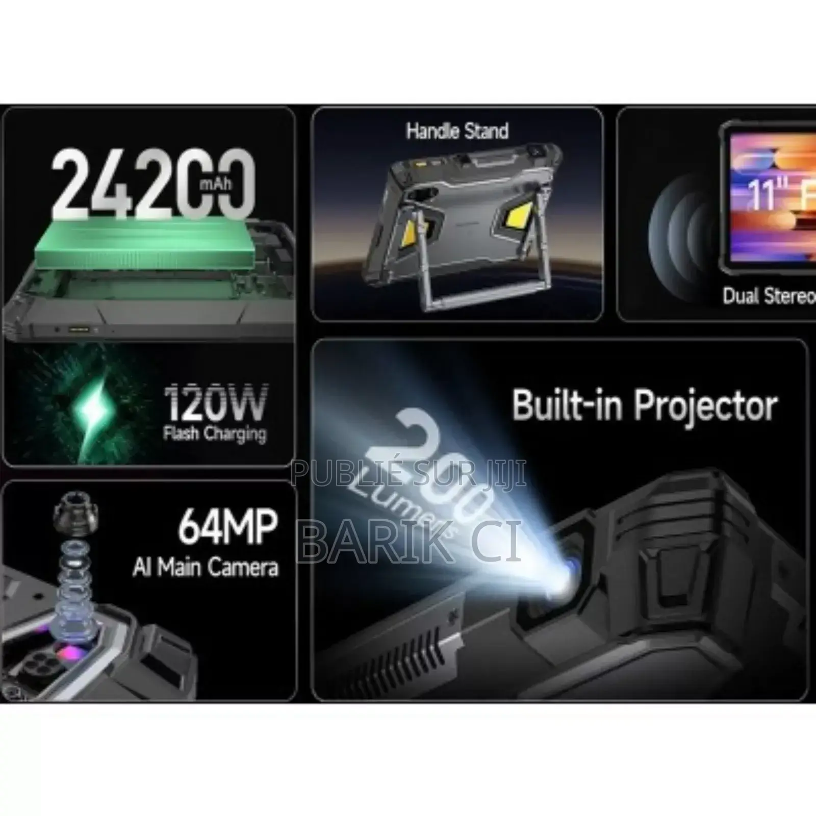 New Ulefone Tab A8 512 GO Gris