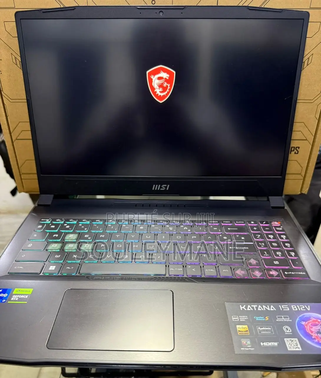 New Ordinateur Portable MSI Katana 15 16GB Intel Core I7 SSD 512GB
