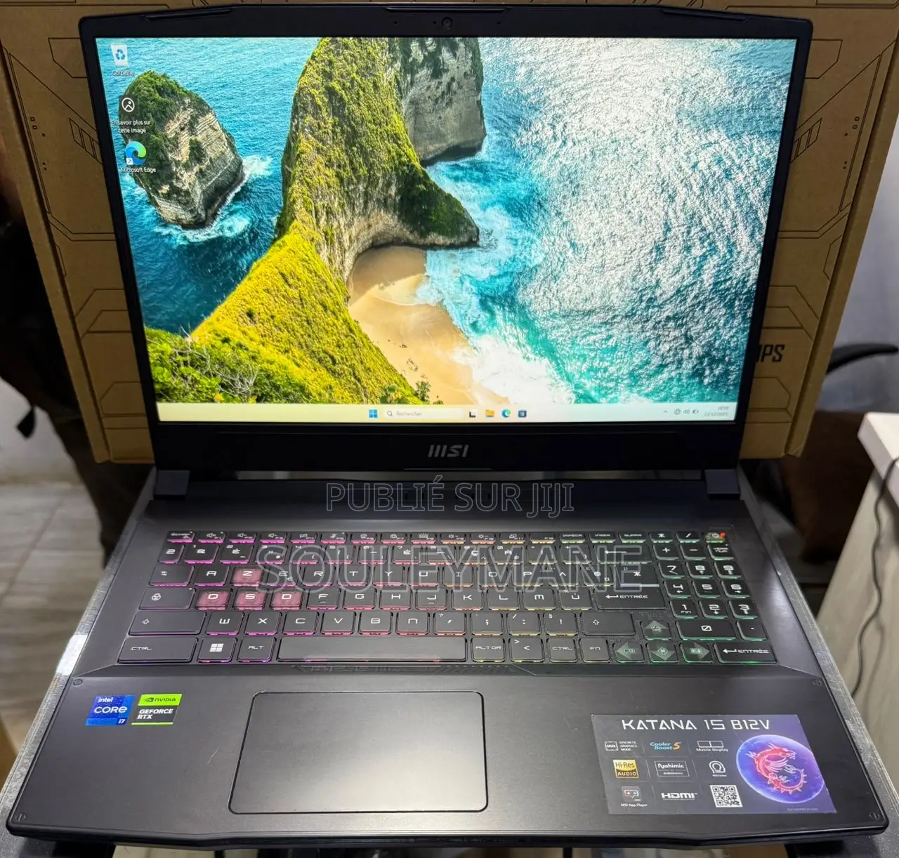 New Ordinateur Portable MSI Katana 15 16GB Intel Core I7 SSD 512GB