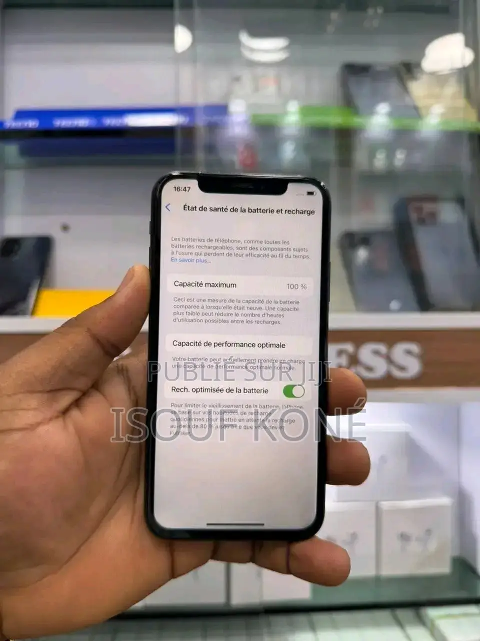 New Apple iPhone X 256 GB Argenté
