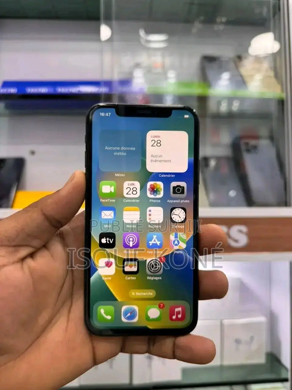 New Apple iPhone X 256 GB Argenté