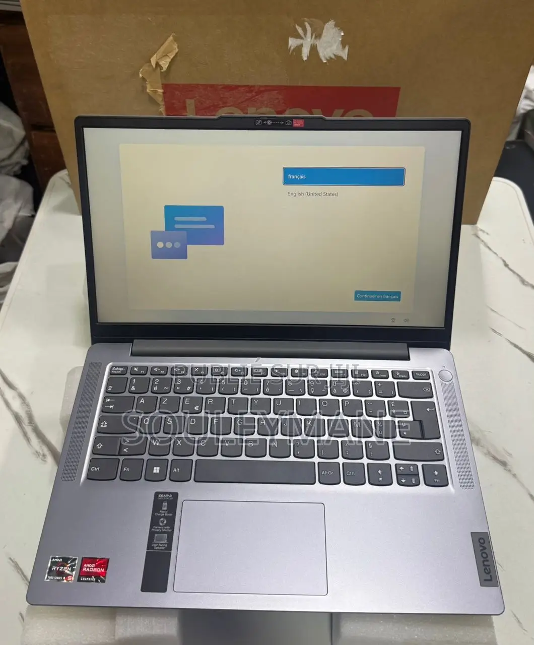 New Ordinateur Portable Lenovo Ideapad 3 16GB AMD Ryzen 5 SSD 512GB