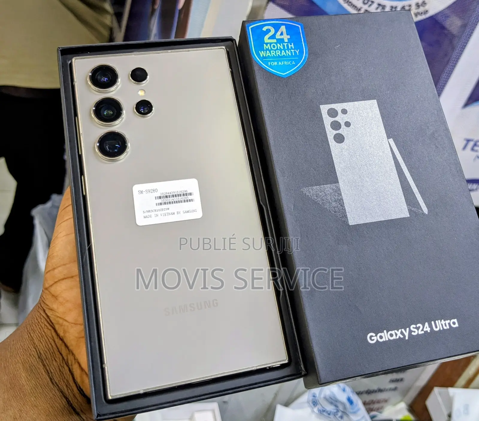 New Samsung Galaxy S24 Ultra 256 GB Argenté