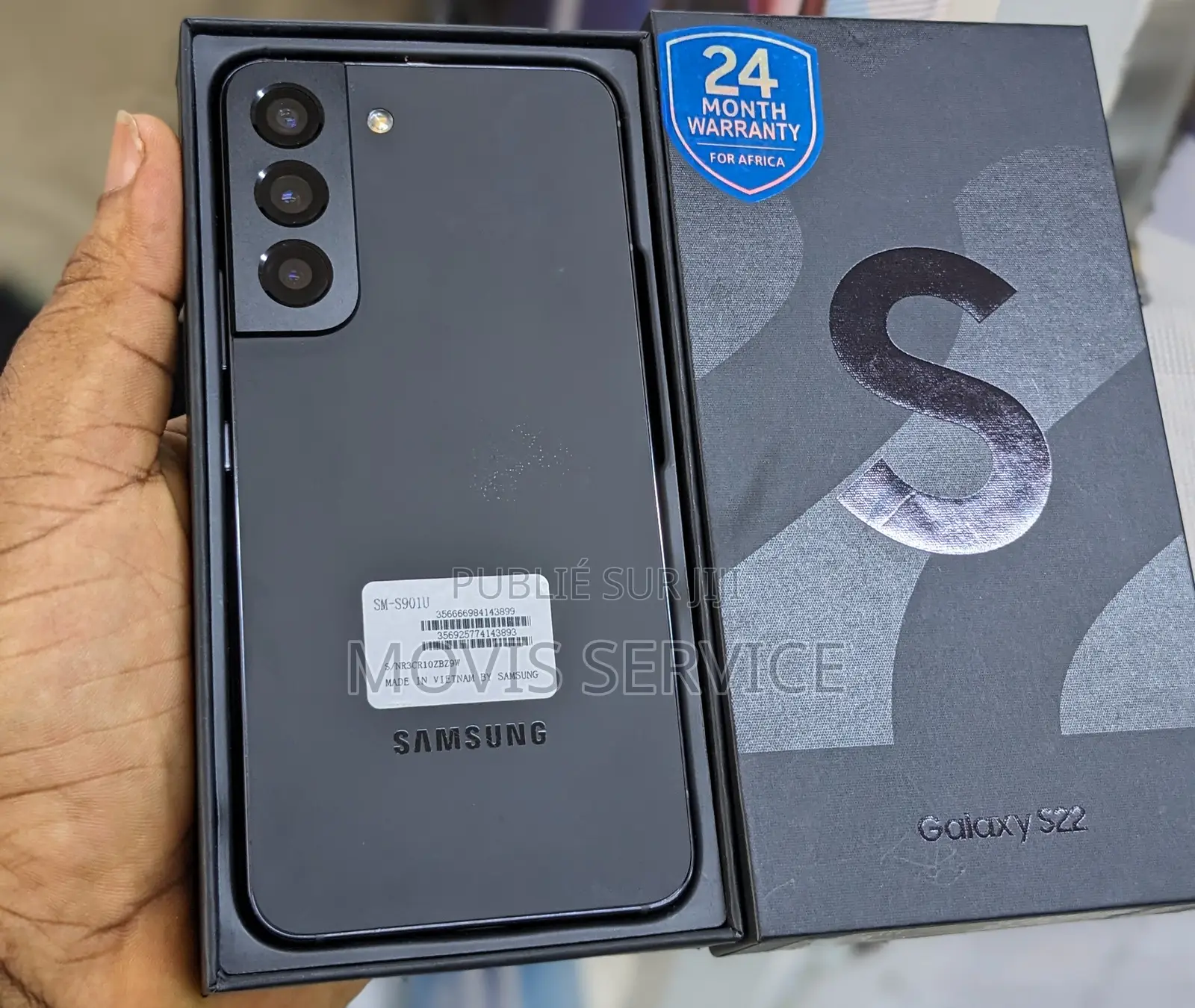 New Samsung Galaxy S22 5G 256 GB Black