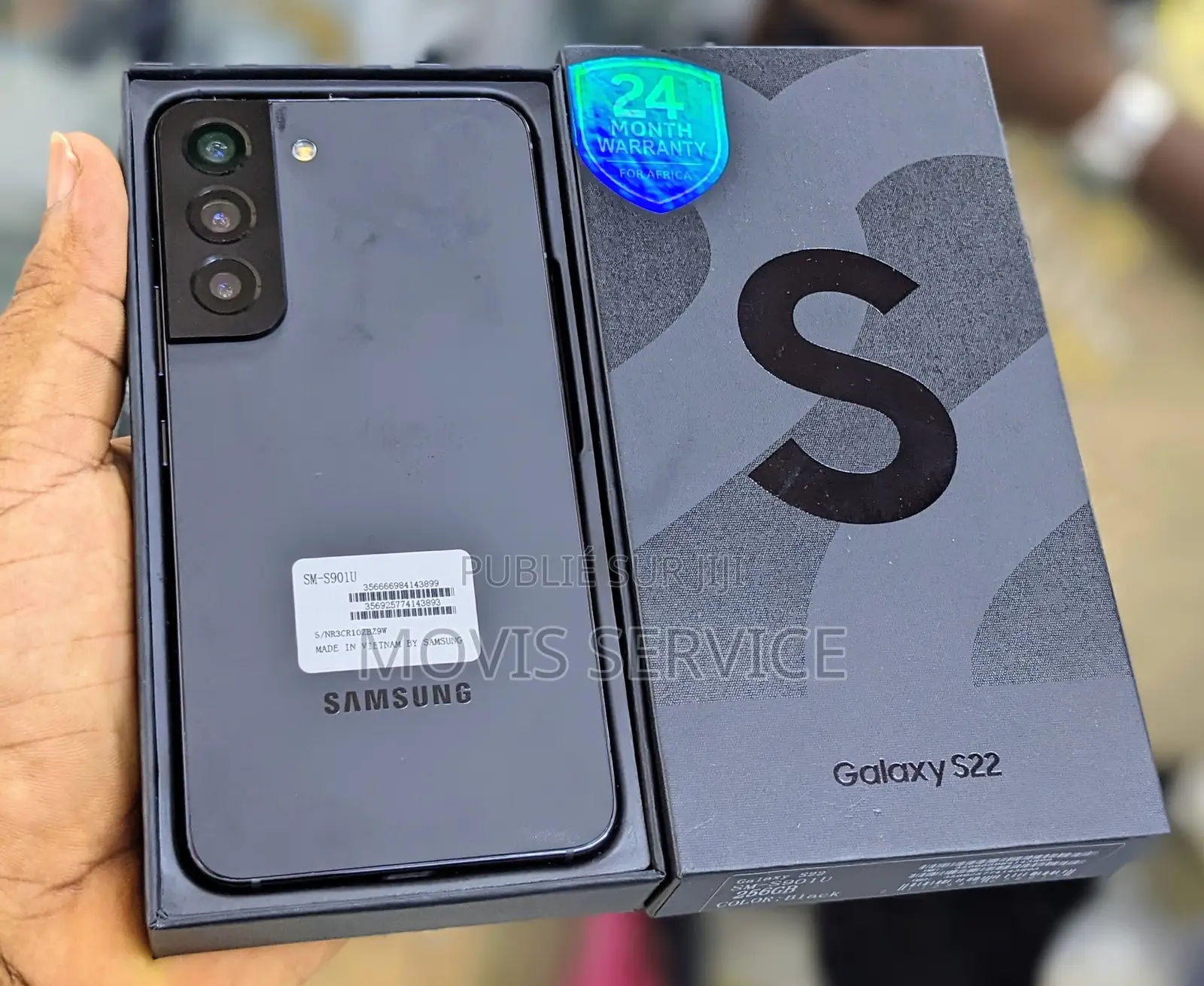 New Samsung Galaxy S22 5G 256 GB Black