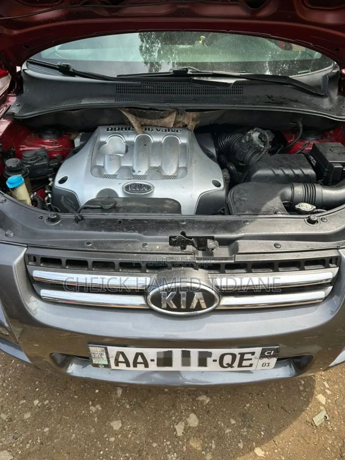 Kia Sportage 2007 Rouge