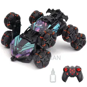 Photo - Voiture Télécommandée Cascadeuse Rc 4x4 (Roues Mecanum)