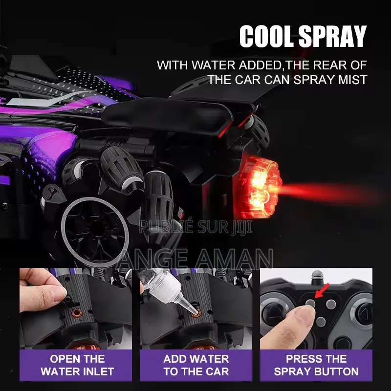 Voiture Télécommandée Rc Avec Contrôle Gestuel (Bracelet Intelligent)