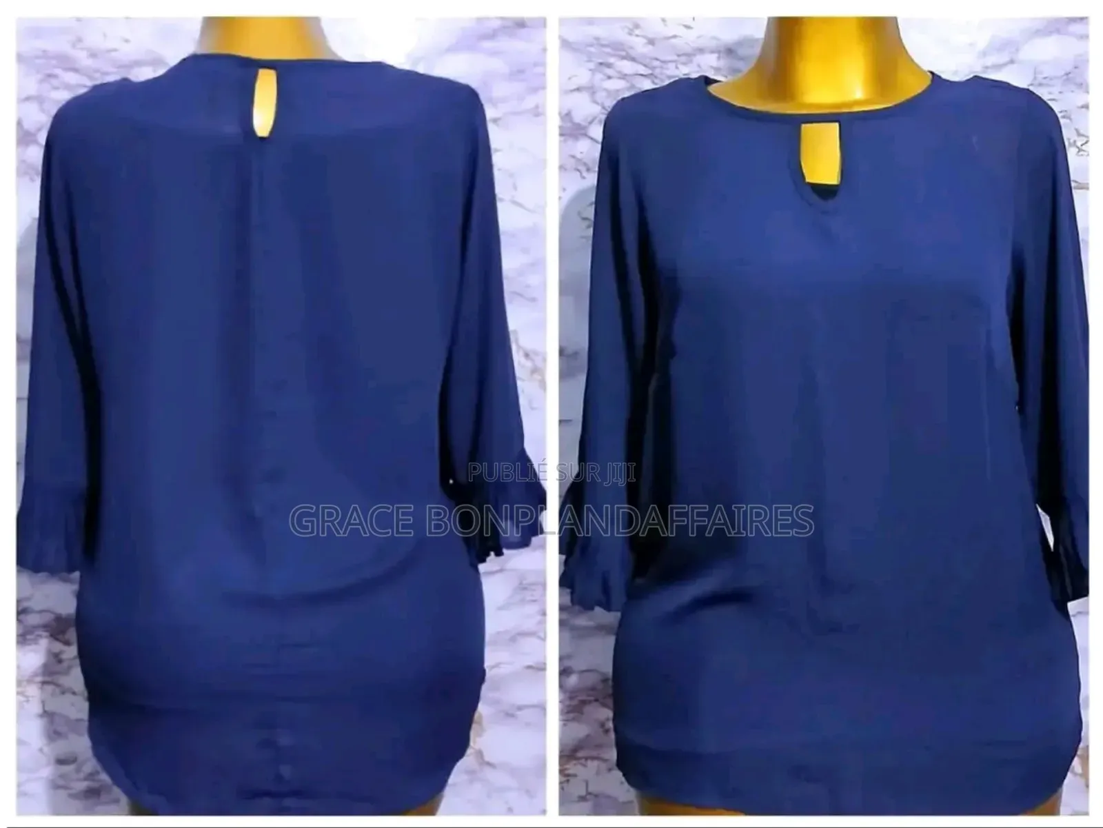 Haut Bleu Magnifique. Solde : Tout À 1500fcfa