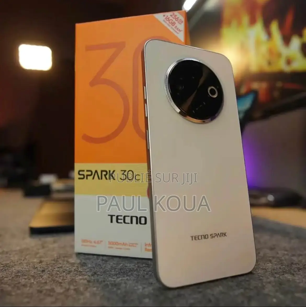 New Tecno Spark 30C 128 GB Black