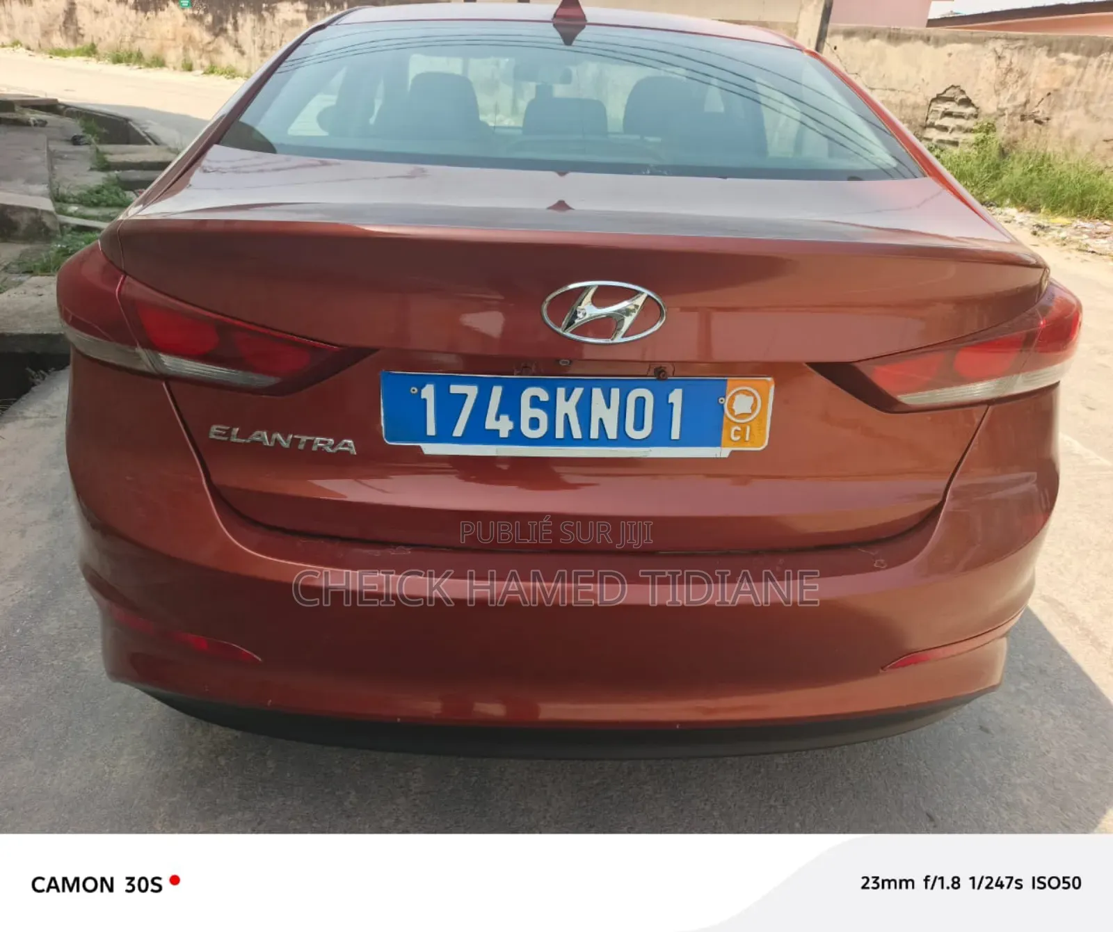 Hyundai Elantra 2017 Marron