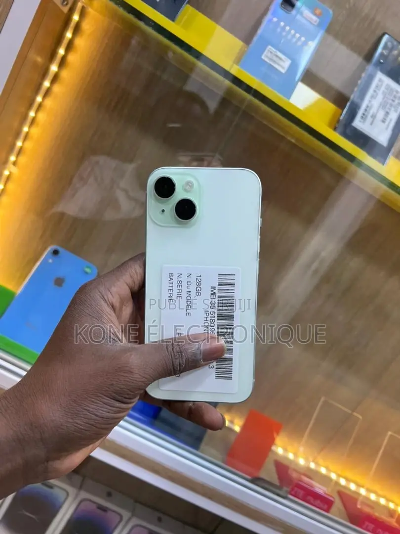 New Apple iPhone 15 128 GB Vert