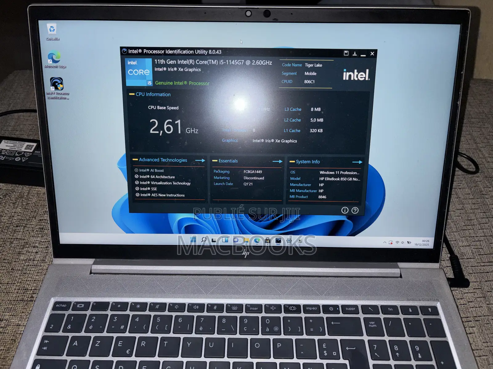 New HP EliteBook 850 G8 32GB Intel Core I5 SSD 512GB