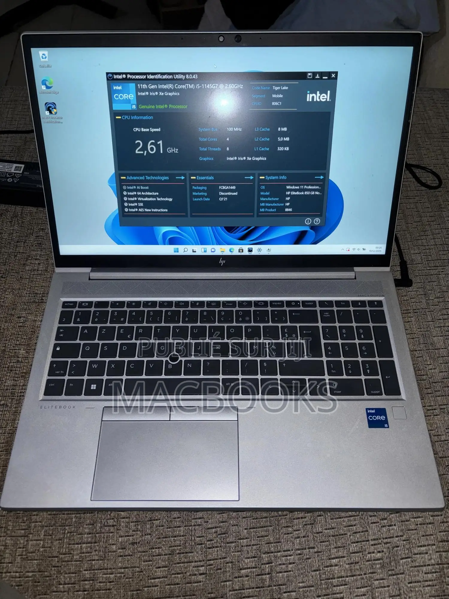 New HP EliteBook 850 G8 32GB Intel Core I5 SSD 512GB