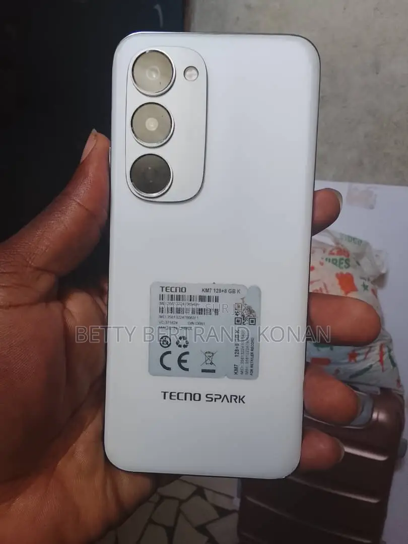New Tecno Spark 40 128 GB Blanc