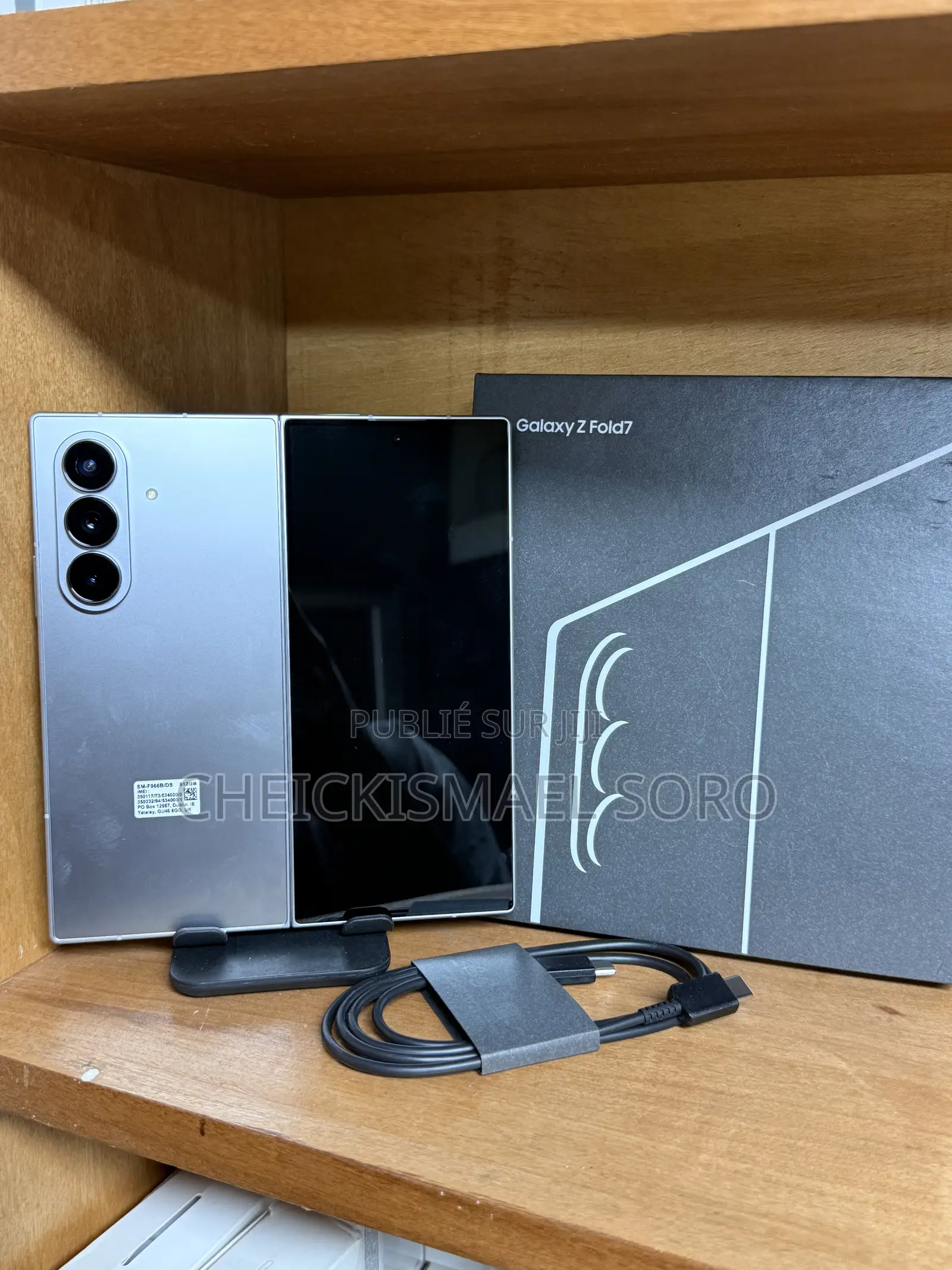 Samsung Galaxy Z Fold7 512 GB Argenté