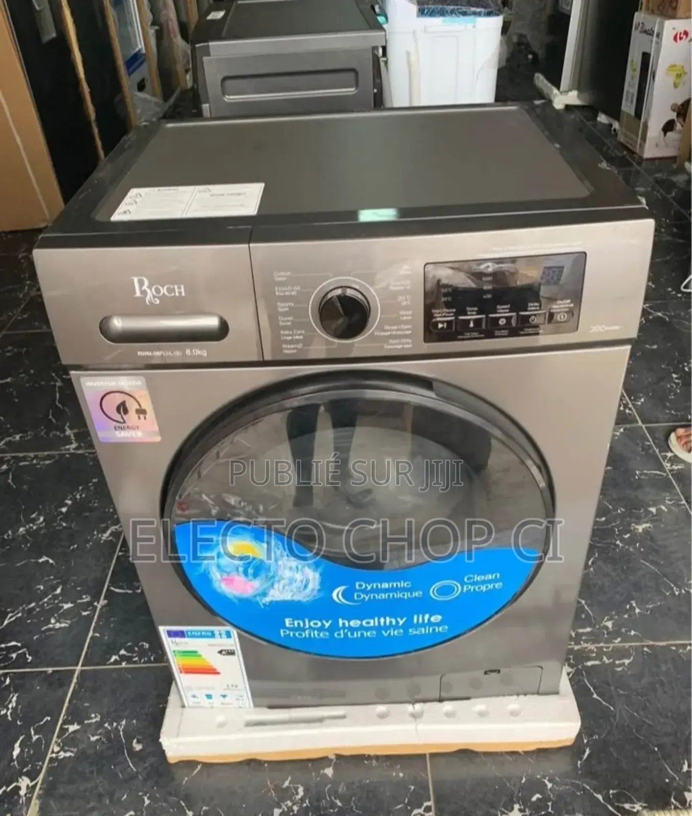 Machine a Laver Automatique Roch 8 Kg
