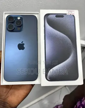 Photo - New Apple iPhone 15 Pro 256 GB Blue