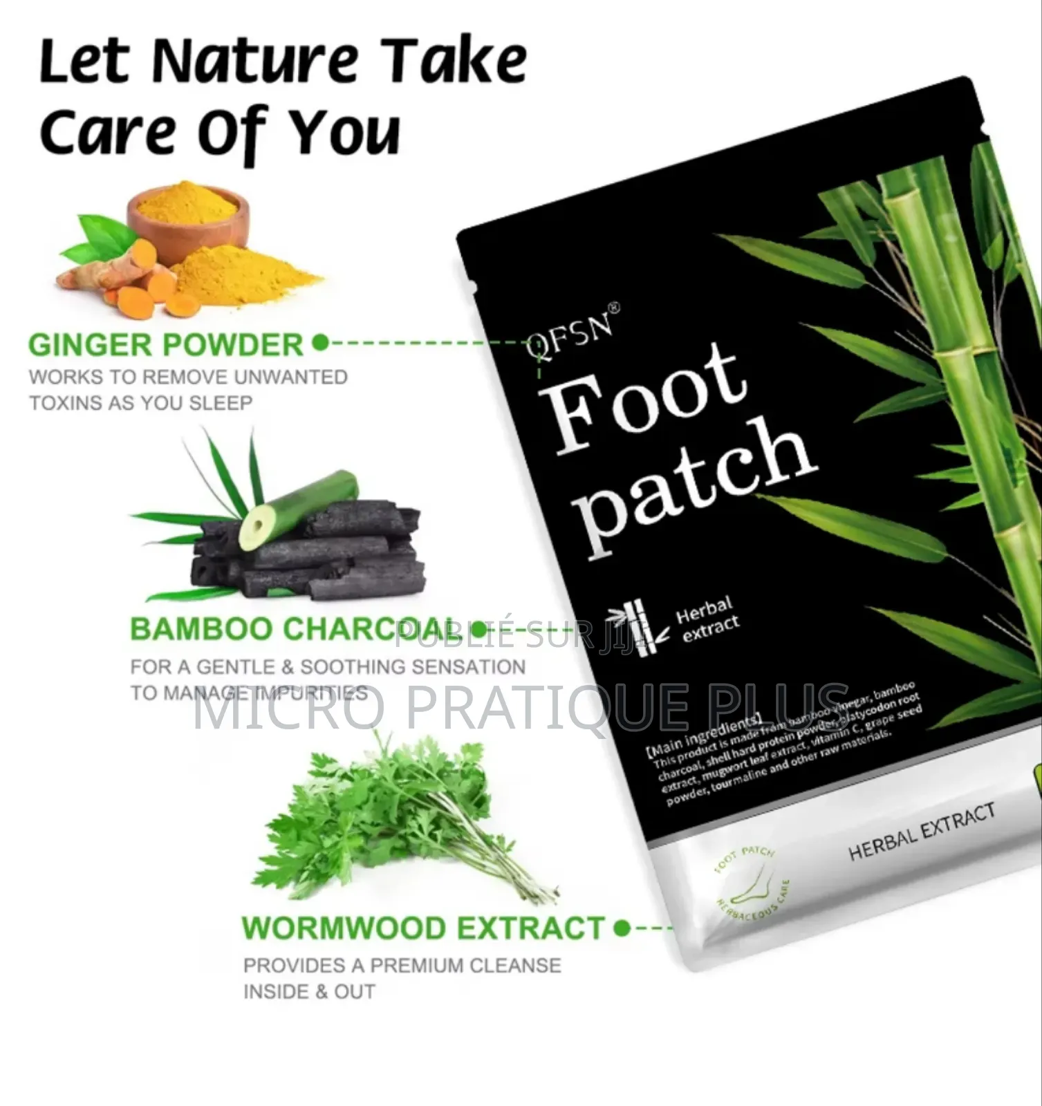 20 Pcs, Patchs Détox Plantaires Pour Pieds