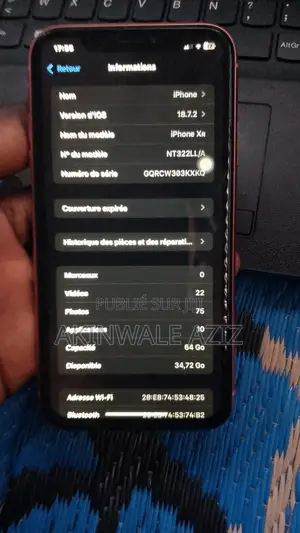 Apple iPhone XR 64 GB Rose