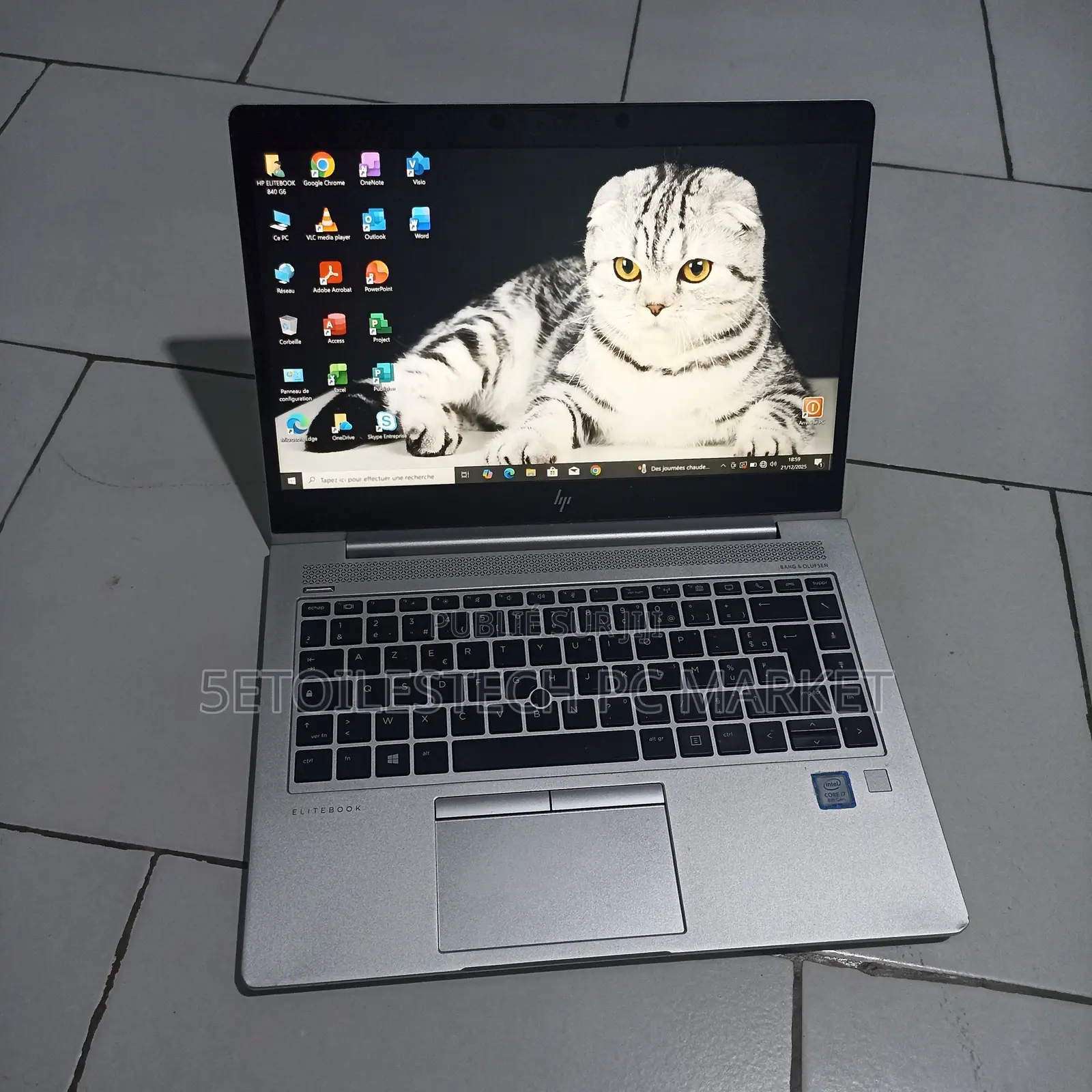 Ordinateur Portable HP EliteBook 840 G6 16GB Intel Core I7 SSD 512GB