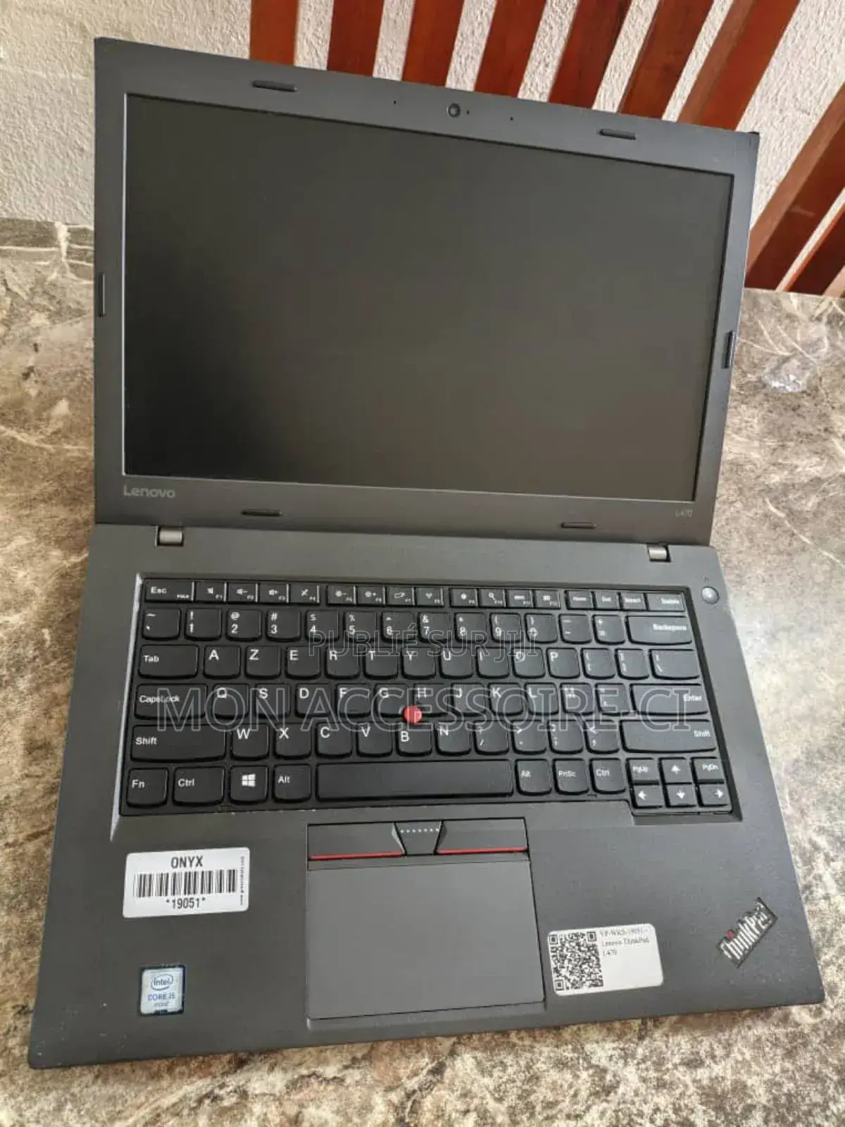 Ordinateur Portable Lenovo ThinkPad L470 8GB Intel Core I5 SSD 256GB